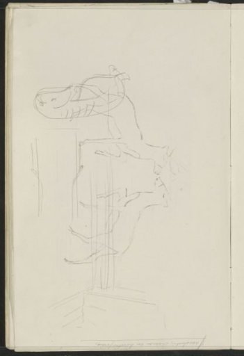 Two Stags and an Architectural Study