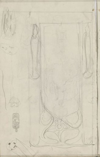 Study sheet, including a bottle