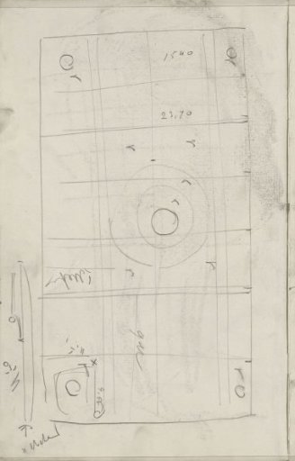Concentric circles in a grid