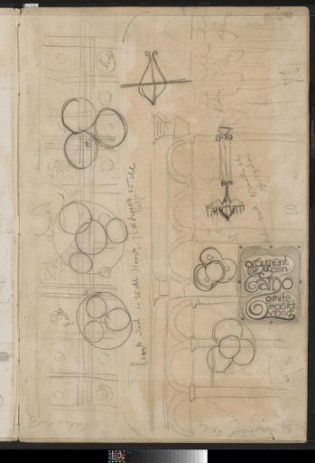 Rosettes and a Candelabrum