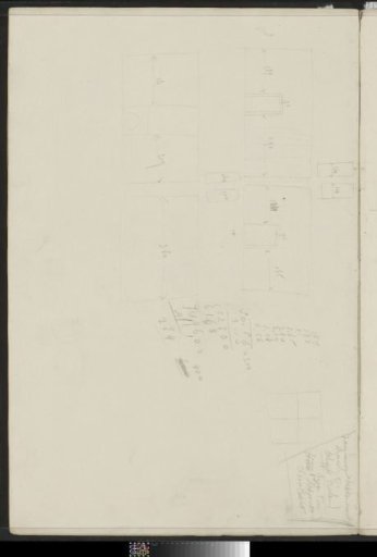 Walls with doors and a fireplace