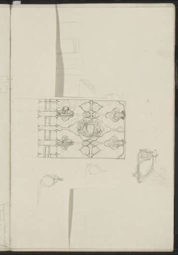 Ornament with ships and a coat of arms