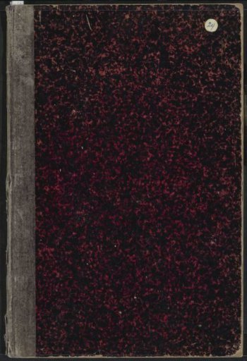 Sketchbook with 17 sheets