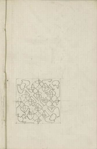 Square with a Decorative Pattern Inside