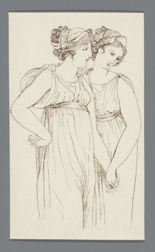 Two Girls in Classical Attire