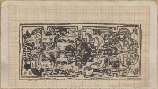 Design for a bookbinding (for Charivaria?)