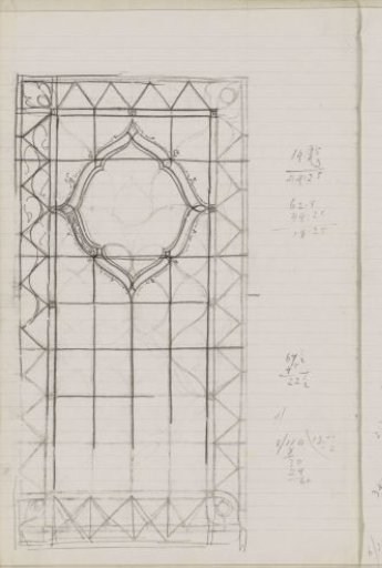 Design for a stained-glass window