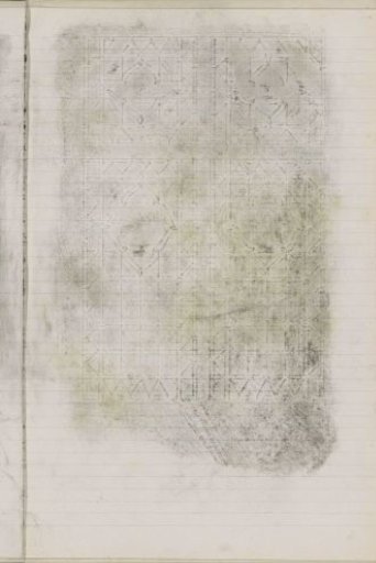 Rubbing of the chalk and pencil drawing on sheet 16