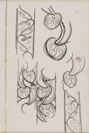 Ornaments with flowers