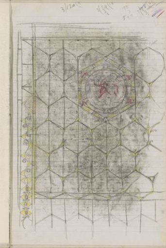 Design for a stained-glass window