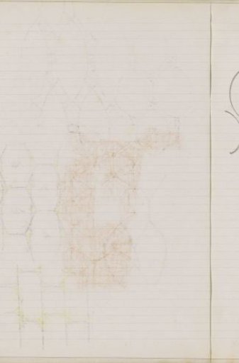 Rubbing of a chalk drawing