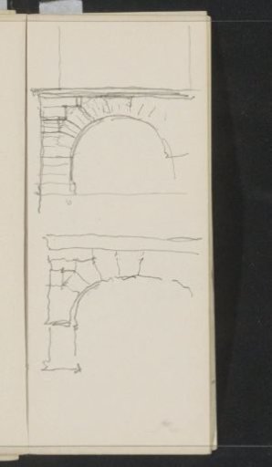 Two stone arches