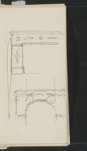 Gate and a stone arch