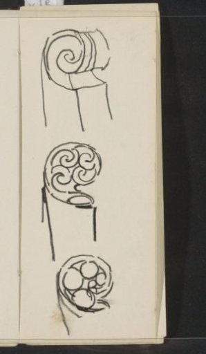 Ornaments with scrollwork