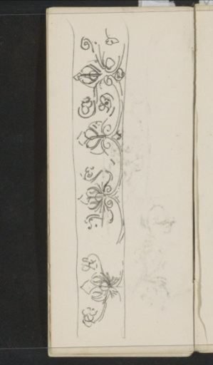 Band with a floral motif
