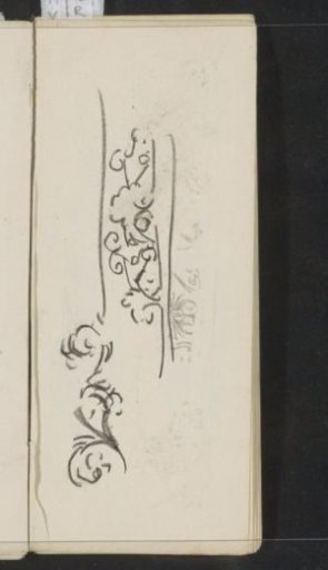 Band with a floral motif
