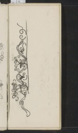 Band with a floral motif