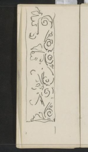 Band with a floral motif