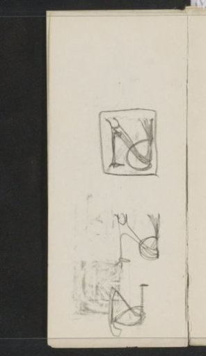 Design for a monogram with an animal