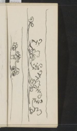 Band with a leaf motif