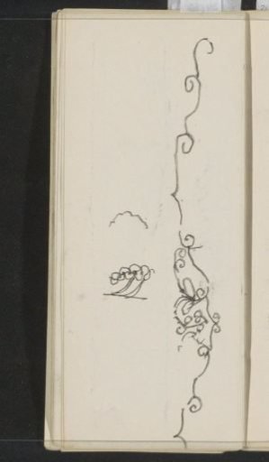 Garland with plant motif