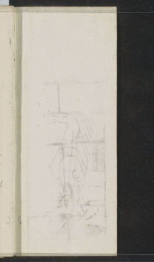 Rubbing of a chalk drawing