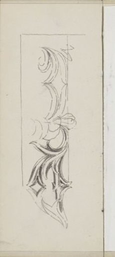 Binding with floral motif