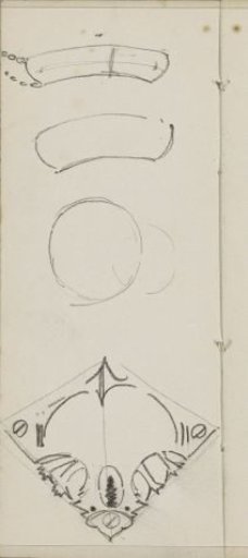 Diamond-shaped ornament