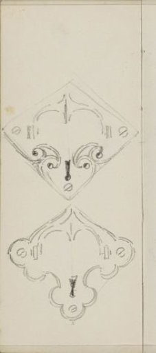 Diamond-shaped ornaments