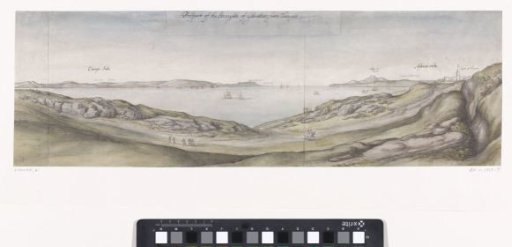 View of the Strait of Gibraltar