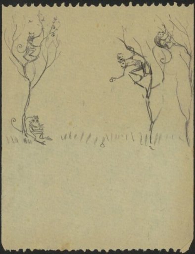 Monkeys in trees
