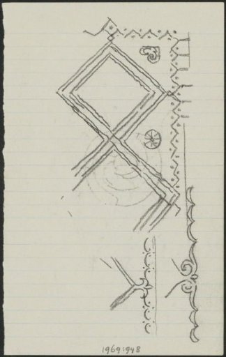 Ornaments, including lozenges and dots
