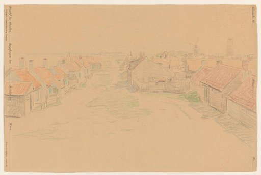 View over the village of Zoutelande