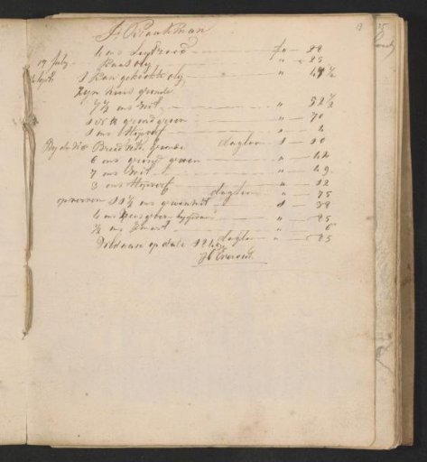 Cashbook notes