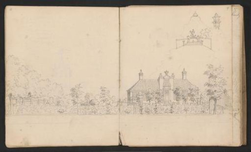 Country estate with walled garden