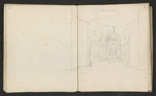 Garden with Tea Pavilion on the Overton Estate in Haarlem