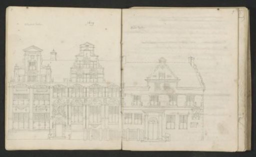 Uprising of the facades of the Nieuwe Doelen and Oude Doelen