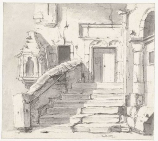 Stairs of the Elisabethsgasthuis in Amsterdam