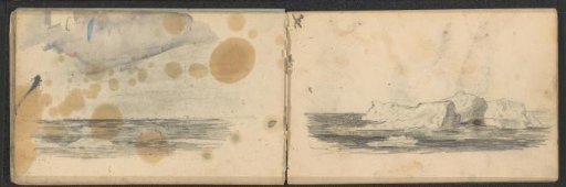 View of Icebergs in the Barents Sea
