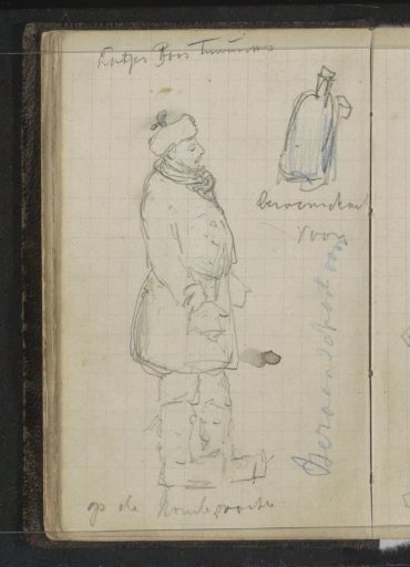 Ship carpenter Latjes of the Willem Barentsz on dog watch