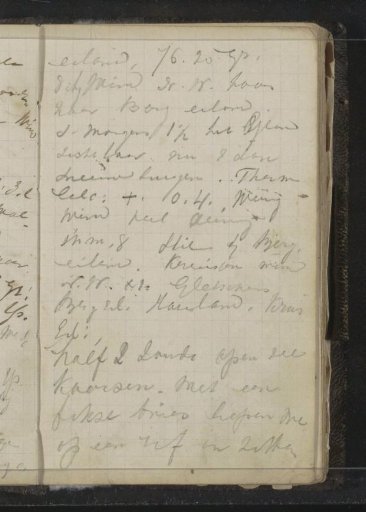 Travel report from early August 1880