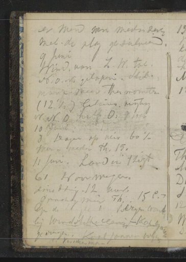 Travel report from early June 1880