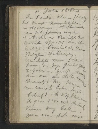 Travel report from mid-July 1880