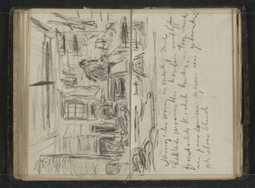Interior of a Samoyed dwelling on Nova Zembla