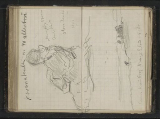 Seated Samoyed woman with child