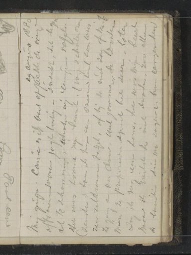 Travel report from the end of August 1880