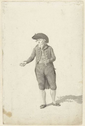 Standing man with pipe