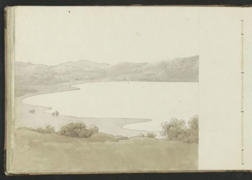 Mountain landscape with lake