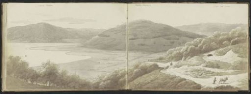 Vicomeer with view of Monte Fogliano and Monte Venere
