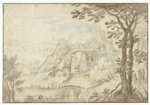 Mountain Landscape with a River